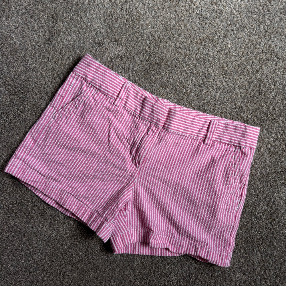 Girls Pink Striped Shorts vineyard vines kids size 14
